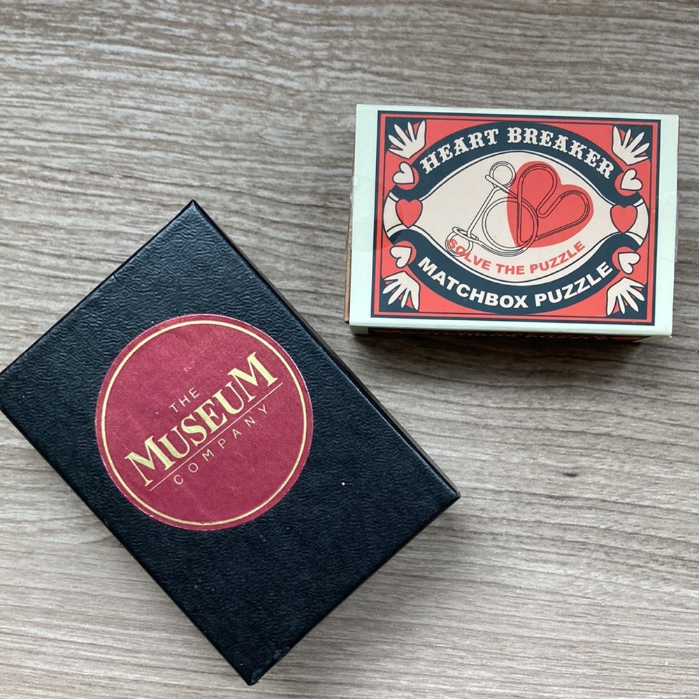 The museum Company twisted nail Heart Breaker brain teaser puzzles